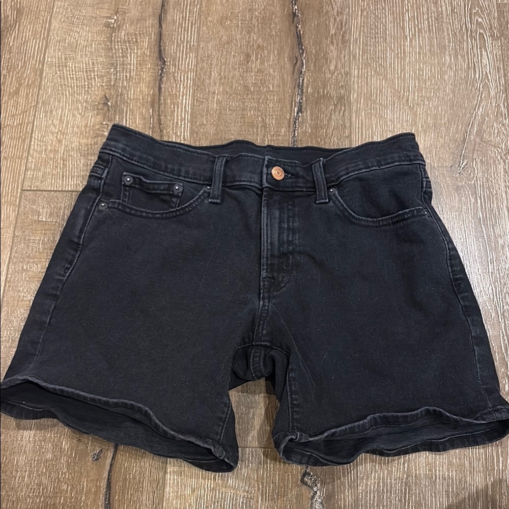 Women’s Gap Classic Black Denim Girlfriend Short